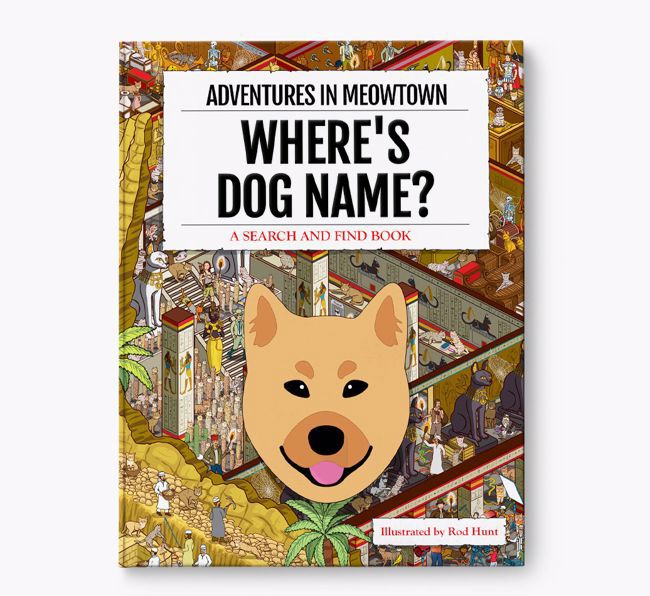 Personalised Finnish Spitz Book: Where's Dog Name? Volume 2